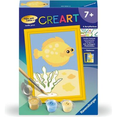 Ravensburger Peinture par numéros 23952 - Poisson joyeux - Enfants de 7 ans et plus - Publicité Ravensburger Peinture par numéros 23952 - Poisson joyeux - Enfants de 7 ans et plus - Publicité