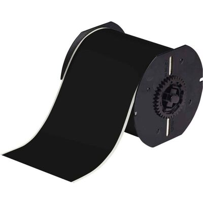 Brady, Rouleau d’étiquettes, B30C-4000-595-BK, vinyle haute performance, noir, brillant, 101,60 mm x 30,48 m, permanent, finition (101.60 mm) - Publicité Brady, Rouleau d’étiquettes, B30C-4000-595-BK, vinyle haute performance, noir, brillant, 101,60 mm x 30,48 m, permanent, finition (101.60 mm) - Publicité
