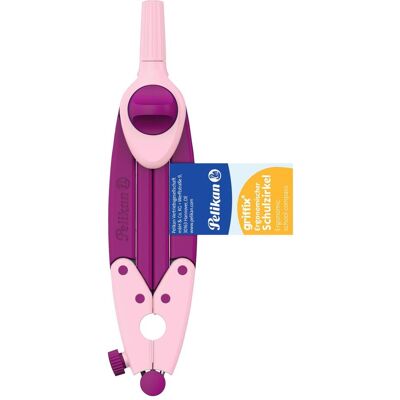 Pelikan griffix Compas Sweetberry, 3 pièces boîte pliante, Compas, Pink - Publicité Pelikan griffix Compas Sweetberry, 3 pièces boîte pliante, Compas, Pink - Publicité