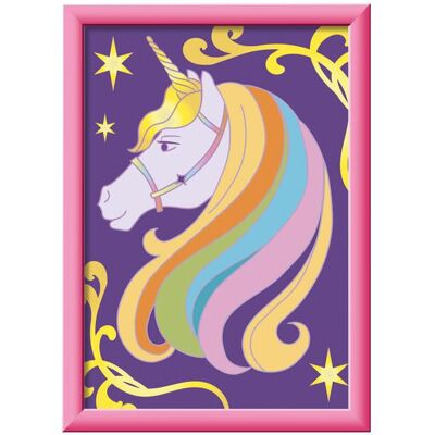 Ravensburger CreArt, Malen nach Zahlen Kinder Unicorn Academy - Wildstar - Publicité Ravensburger CreArt, Malen nach Zahlen Kinder Unicorn Academy - Wildstar - Publicité