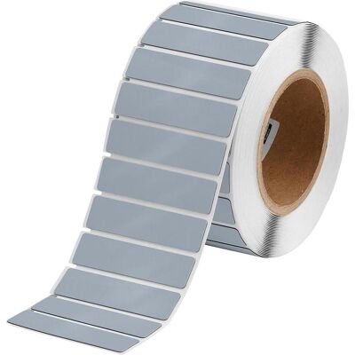 Brady, Rouleau d’étiquettes, THTEP-09-7593-SV, EPREP, polyester, argent, 69.00 x 19.00 mm, permanent (1200 E.) (79 mm) - Publicité Brady, Rouleau d’étiquettes, THTEP-09-7593-SV, EPREP, polyester, argent, 69.00 x 19.00 mm, permanent (1200 E.) (79 mm) - Publicité