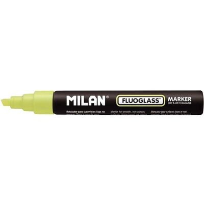 Milan, Marqueur, Blister with pack chiesel tip fluoglass 2 - 4mm (2x) - Publicité Milan, Marqueur, Blister with pack chiesel tip fluoglass 2 - 4mm (2x) - Publicité