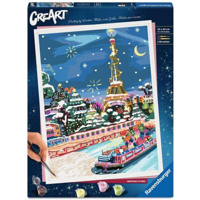 Ravensburger CreArt, Malen nach Zahlen Adults Premium - Weihnachten in Paris - Publicité Ravensburger CreArt, Malen nach Zahlen Adults Premium - Weihnachten in Paris - Publicité
