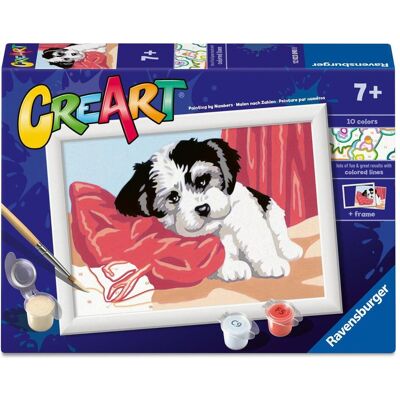 Ravensburger CreArt Series E - Affectionate Puppy - Publicité Ravensburger CreArt Series E - Affectionate Puppy - Publicité