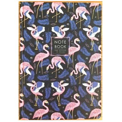 Fresh, Cahier + bloc-notes, Dekoratives Notizbuch A5/64K Raster TW Flamingos (A5) - Publicité Fresh, Cahier + bloc-notes, Dekoratives Notizbuch A5/64K Raster TW Flamingos (A5) - Publicité
