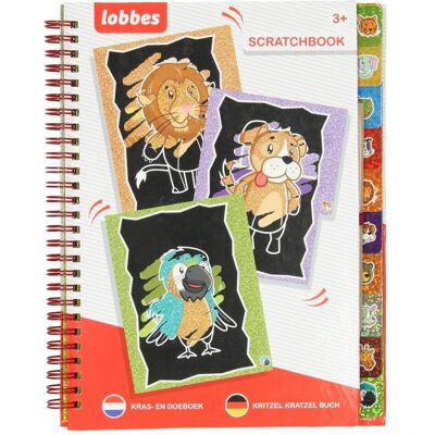 Lobbes Animaux à gratter et Do-Book - Publicité Lobbes Animaux à gratter et Do-Book - Publicité