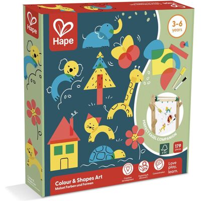 Hape E2011 - Set éducatif de formes et couleurs - Publicité Hape E2011 - Set éducatif de formes et couleurs - Publicité