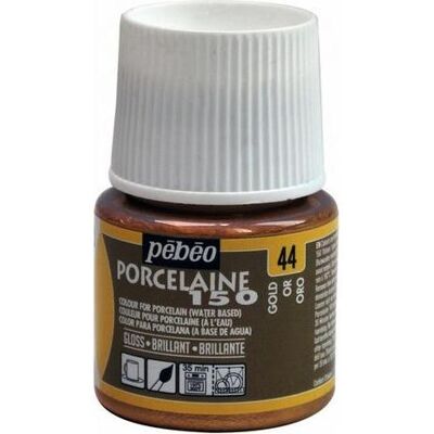 Peinture porcelaine à base d’eau couleur or - 45ml - Finition brillante - Décoration en céramique - Publicité Peinture porcelaine à base d’eau couleur or - 45ml - Finition brillante - Décoration en céramique - Publicité