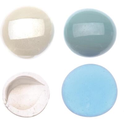 Glorex Nuggets en verre 200g 20mm mix bleu/blanc/bleu clair - Publicité Glorex Nuggets en verre 200g 20mm mix bleu/blanc/bleu clair - Publicité