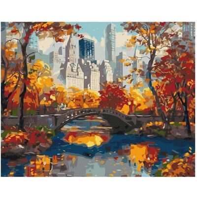 Ideyka - Goldener Park - Kit de peinture par numéros - Publicité Ideyka - Goldener Park - Kit de peinture par numéros - Publicité