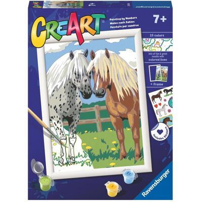 Ravensburger CreArt Série D Classic - Coppia di cavalli - Publicité Ravensburger CreArt Série D Classic - Coppia di cavalli - Publicité