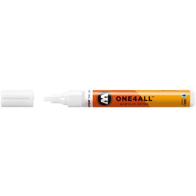 Molotow - ONE4ALL 227HS - 160 Signal White - 4mm - Marker - Publicité Molotow - ONE4ALL 227HS - 160 Signal White - 4mm - Marker - Publicité