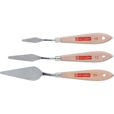 Talens, Peinture : accessoires, Malmesser Set - Publicité Talens, Peinture : accessoires, Malmesser Set - Publicité