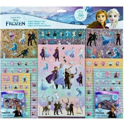 Undercover, Autocollants, Motivsticker Disney Frozen 500 Stück, Motiv: Frozen (500 Autocollants) - Publicité Undercover, Autocollants, Motivsticker Disney Frozen 500 Stück, Motiv: Frozen (500 Autocollants) - Publicité