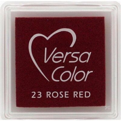 Tsukineko, Tampon encreur, Tampon encreur VersaColor 3x3cm Rose red - Publicité Tsukineko, Tampon encreur, Tampon encreur VersaColor 3x3cm Rose red - Publicité