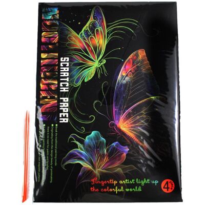 Pracht Kratzbilder Schmetterling - Publicité Pracht Kratzbilder Schmetterling - Publicité