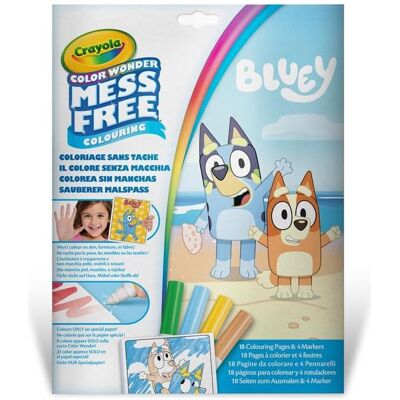 Crayola Coloring Set mit 18 Malvorlagen und 4 Filzstiften ohne Flecken - Publicité Crayola Coloring Set mit 18 Malvorlagen und 4 Filzstiften ohne Flecken - Publicité