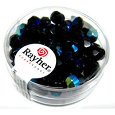Rayher Perle en verre, 6mm ø, onyx, 50 pièces - Publicité Rayher Perle en verre, 6mm ø, onyx, 50 pièces - Publicité