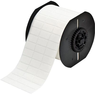 Brady, Rouleau d’étiquettes, B33-5-498, Tissu vinyle, blanc, satiné, 25.40 x 12.70 mm, repositionnable, 3 pistes (5000 E (85.09 mm) - Publicité Brady, Rouleau d’étiquettes, B33-5-498, Tissu vinyle, blanc, satiné, 25.40 x 12.70 mm, repositionnable, 3 pistes (5000 E (85.09 mm) - Publicité