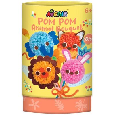 Avenir Pom Pom Bouquet mit Pompons Tiere - Publicité Avenir Pom Pom Bouquet mit Pompons Tiere - Publicité