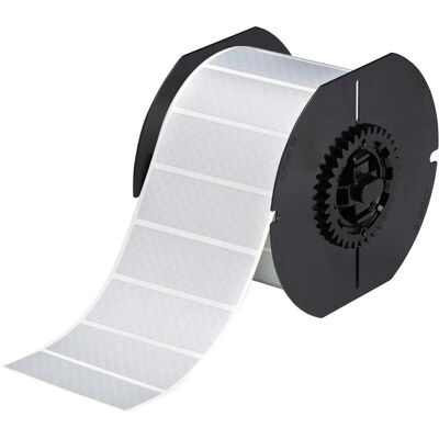 Brady, Rouleau d’étiquettes, B30-18-438, polyester métallisé, mat, 76.20 x 25.40 mm, infalsifiable, permanent (1 (82.55 mm) - Publicité Brady, Rouleau d’étiquettes, B30-18-438, polyester métallisé, mat, 76.20 x 25.40 mm, infalsifiable, permanent (1 (82.55 mm) - Publicité