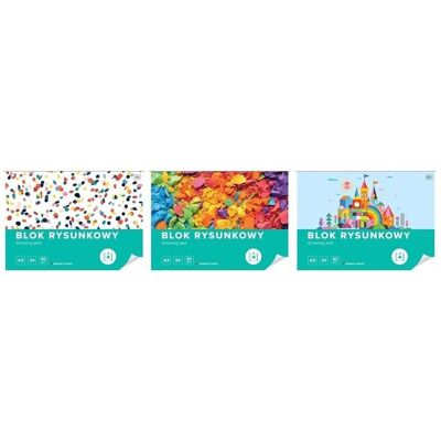 Interdruk, Cahier + bloc-notes, Interprint bloc à dessin A3 20k blanc 10 pcs. (A3, Blanc) - Publicité Interdruk, Cahier + bloc-notes, Interprint bloc à dessin A3 20k blanc 10 pcs. (A3, Blanc) - Publicité