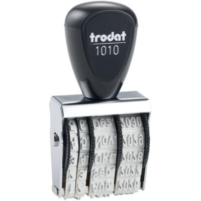 Trodat, Tampon encreur, Horodateur sur bande - Publicité Trodat, Tampon encreur, Horodateur sur bande - Publicité