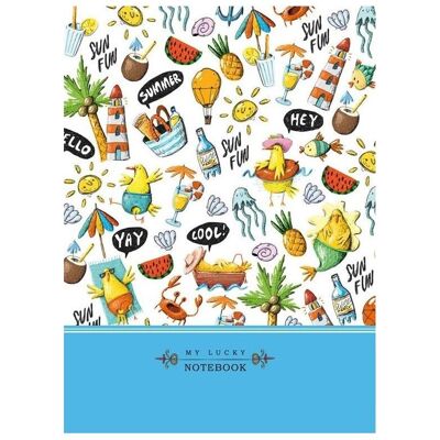 Fresh, Cahier + bloc-notes, Dekoratives Notizbuch 145x197/64K Raster TW Lato (64K) - Publicité Fresh, Cahier + bloc-notes, Dekoratives Notizbuch 145x197/64K Raster TW Lato (64K) - Publicité