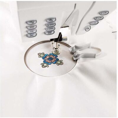 Husqvarna Mini Embroidery Spring Hoop, Accessoires de couture - Publicité Husqvarna Mini Embroidery Spring Hoop, Accessoires de couture - Publicité
