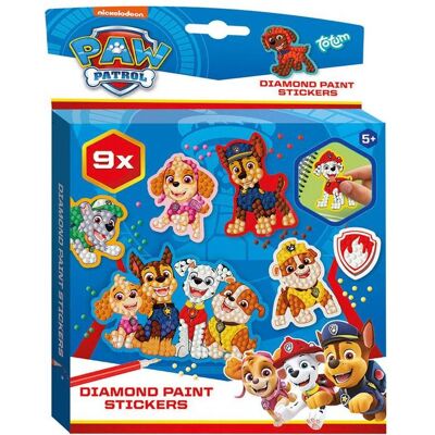 Totum PAW Partol Diamond Paiting Stickers Knutselset - Knutselset - Publicité Totum PAW Partol Diamond Paiting Stickers Knutselset - Knutselset - Publicité