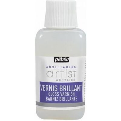 Pebeo, Peinture loisirs créatifs, Artist Acrylics Vernis Brillant phase aqueuse (250 ml) - Publicité Pebeo, Peinture loisirs créatifs, Artist Acrylics Vernis Brillant phase aqueuse (250 ml) - Publicité