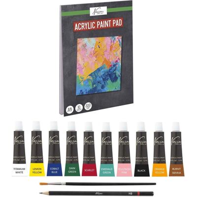 Grafix, Peinture loisirs créatifs, Boîte de peinture acrylique, 13 pcs. Publicité Grafix, Peinture loisirs créatifs, Boîte de peinture acrylique, 13 pcs. Publicité
