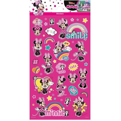 Totum, Autocollants, Feuille d'autocollants Twinkle - Minnie Mouse (29 Autocollants) - Publicité Totum, Autocollants, Feuille d'autocollants Twinkle - Minnie Mouse (29 Autocollants) - Publicité