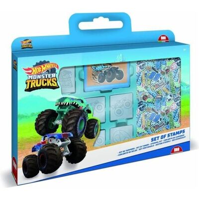 Ensemble de tampons Hot Wheels - Kit créatif pour enfants - Publicité Ensemble de tampons Hot Wheels - Kit créatif pour enfants - Publicité