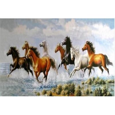 Norimpex Diamond Mosaic 40x80 - Cheval au galop - Publicité Norimpex Diamond Mosaic 40x80 - Cheval au galop - Publicité