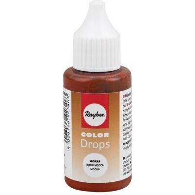 Rayher, Peinture loisirs créatifs, Color Drops Mokka 25ml (25 ml) - Publicité Rayher, Peinture loisirs créatifs, Color Drops Mokka 25ml (25 ml) - Publicité