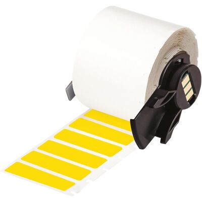 Brady, Rouleau d’étiquettes, M6-47-499-YL, Tissu nylon, jaune, mat, 20.00 x 8.00 mm, permanent (750 p.) - Publicité Brady, Rouleau d’étiquettes, M6-47-499-YL, Tissu nylon, jaune, mat, 20.00 x 8.00 mm, permanent (750 p.) - Publicité