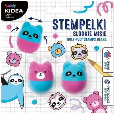 Derform, Tampon encreur, Teddybären KIDEA-Stempel - Publicité Derform, Tampon encreur, Teddybären KIDEA-Stempel - Publicité