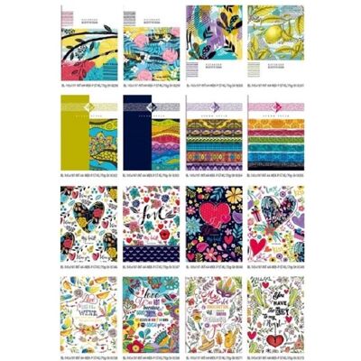 Fresh, Cahier + bloc-notes, Dekoratives Notizbuch 145x197/64K Raster (64K) - Publicité Fresh, Cahier + bloc-notes, Dekoratives Notizbuch 145x197/64K Raster (64K) - Publicité