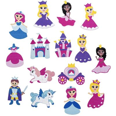 Glorex, Autocollants, Sticker en mousse Princesse 30 pièces, autocollant (30 Autocollants) - Publicité Glorex, Autocollants, Sticker en mousse Princesse 30 pièces, autocollant (30 Autocollants) - Publicité