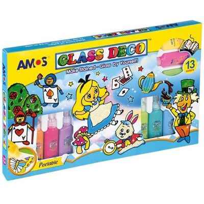 Ensemble de Peintures pour Verre Centropen 13 pcs - Inclut Film & Pochoirs - Publicité Ensemble de Peintures pour Verre Centropen 13 pcs - Inclut Film & Pochoirs - Publicité