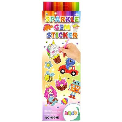 Lean Toys, Autocollants, Diamant-Stickerei-Dinosaurier-Aufkleber - Publicité Lean Toys, Autocollants, Diamant-Stickerei-Dinosaurier-Aufkleber - Publicité