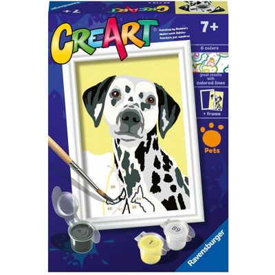 Ravensburger Peinture par numéros - Chien mignon - Publicité Ravensburger Peinture par numéros - Chien mignon - Publicité