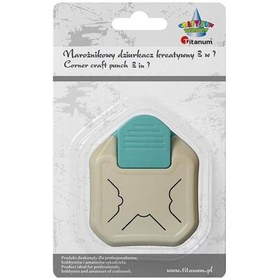 Titanum, Perforatrice, 3-in-1-Lochstanzer mit Eckmotiv - Publicité Titanum, Perforatrice, 3-in-1-Lochstanzer mit Eckmotiv - Publicité