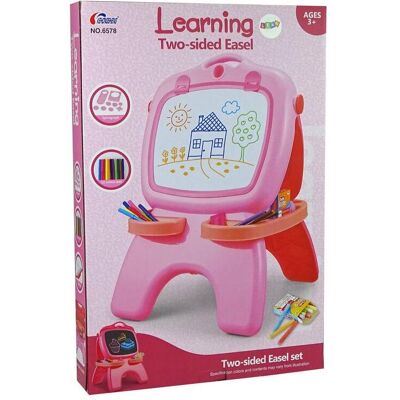 Lean Toys Dvipusė piešimo lenta 2 en 1 - Publicité Lean Toys Dvipusė piešimo lenta 2 en 1 - Publicité