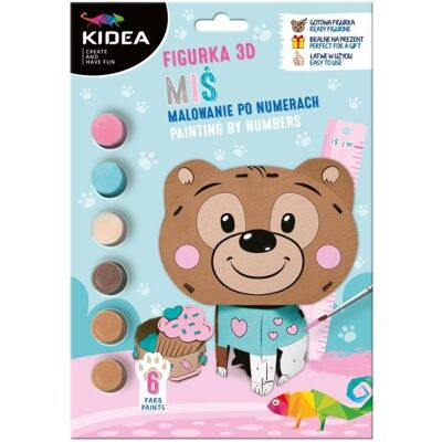 Derform 3D-Malen nach Zahlen Teddybär KIDEA - Publicité Derform 3D-Malen nach Zahlen Teddybär KIDEA - Publicité