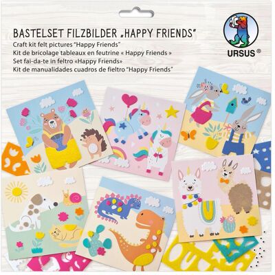Ursus Kit de bricolage images en feutre Happy Friends - Publicité Ursus Kit de bricolage images en feutre Happy Friends - Publicité