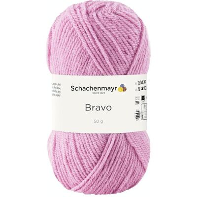 Schachenmayr - Bravo 50g - Lilarosa - Acrylic - Yarn - Publicité Schachenmayr - Bravo 50g - Lilarosa - Acrylic - Yarn - Publicité