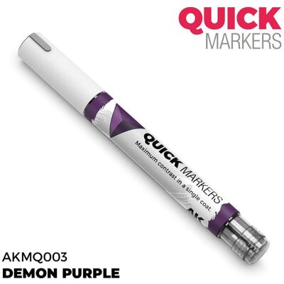 AK Interactive, Marqueur, - Quickmarker Demon Purple - Publicité AK Interactive, Marqueur, - Quickmarker Demon Purple - Publicité