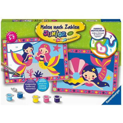 Ravensburger Peinture par numéros 23753 - Sirènes enchantées - Enfants 5 - 7 ans - Publicité Ravensburger Peinture par numéros 23753 - Sirènes enchantées - Enfants 5 - 7 ans - Publicité